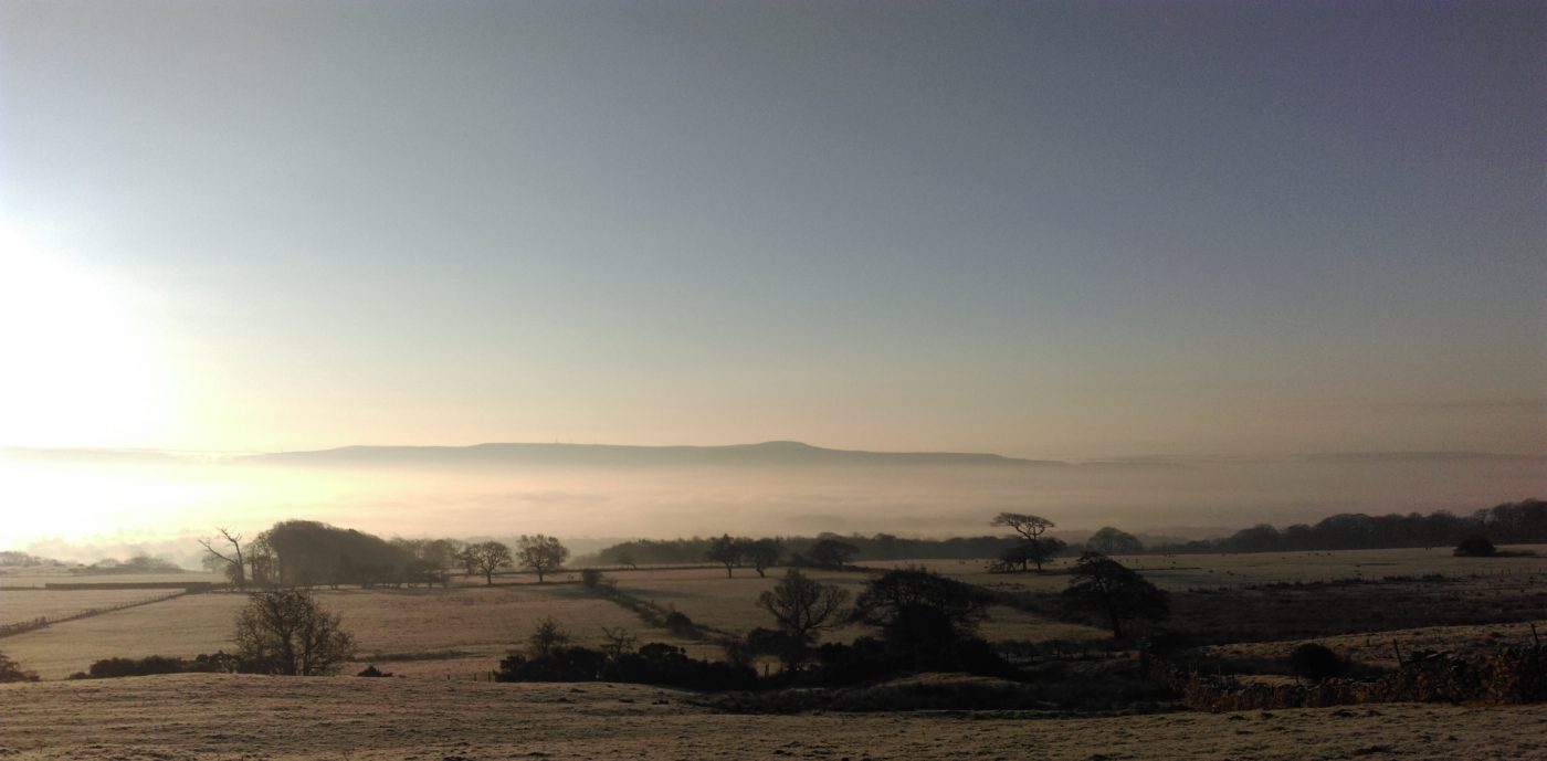 Inversion viewed from Black Hill & looking toward Great Hameldon